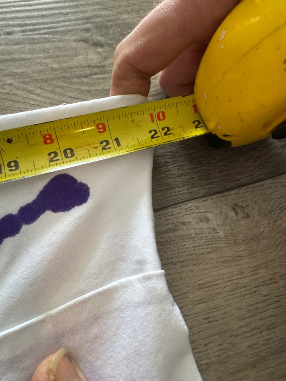 Sale- Sz 2X Hand-Painted Crop Pants White Boho plus size - Picture 12 of 13